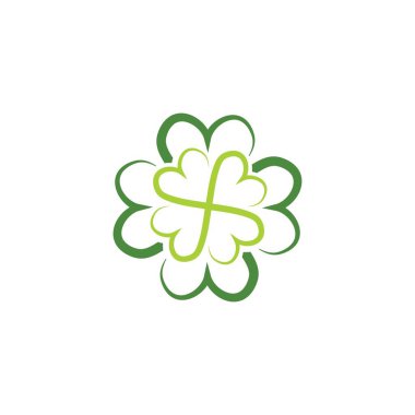 Clover icon Vector Illustration design Logo
