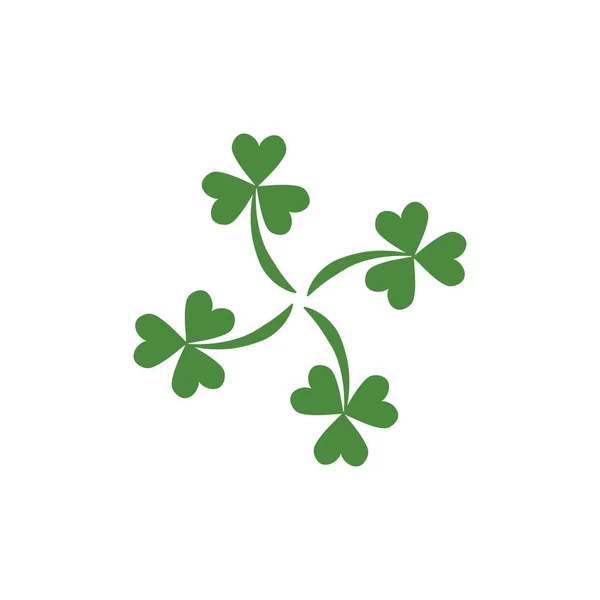 Clover icon Vector Illustration design Logo — Stock vektor