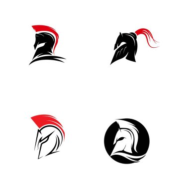 Spartan helmet vector icon