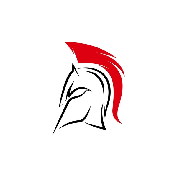 Spartan helmet vector icon — ストックベクタ