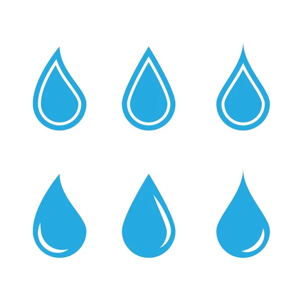 Water drop Logo Template vector — Stock Vector