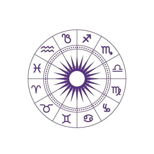 Zodiac icon vector illustration — 스톡 벡터