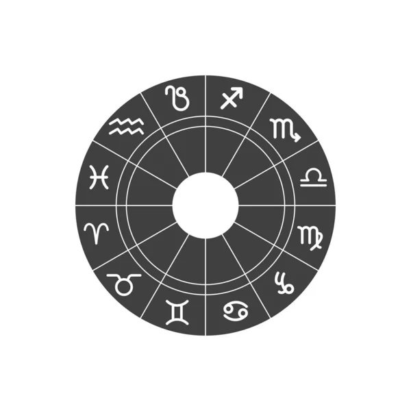 Illustrazione vettoriale icona zodiacale — Vettoriale Stock