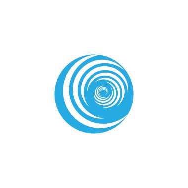 Spiral simge Vektör İllüstrasyon Tasarımı Logosu 