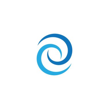 Spiral simge Vektör İllüstrasyon Tasarımı Logosu 