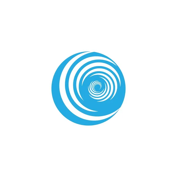 Спіральна ікона Векторні ілюстрації Дизайн логотипу — стоковий вектор