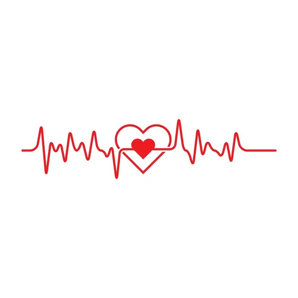 Art design health medical heartbeat pulse — Stock Vector