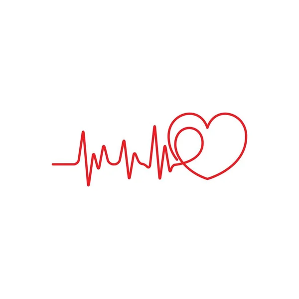 Art design health medical heartbeat pulse — Stock Vector
