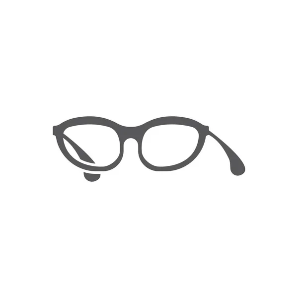 Icono de gafas Vector Diseño de ilustración Logo — Archivo Imágenes Vectoriales