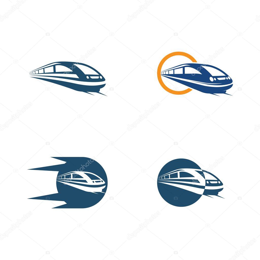 Fast Train icon vector illustration design