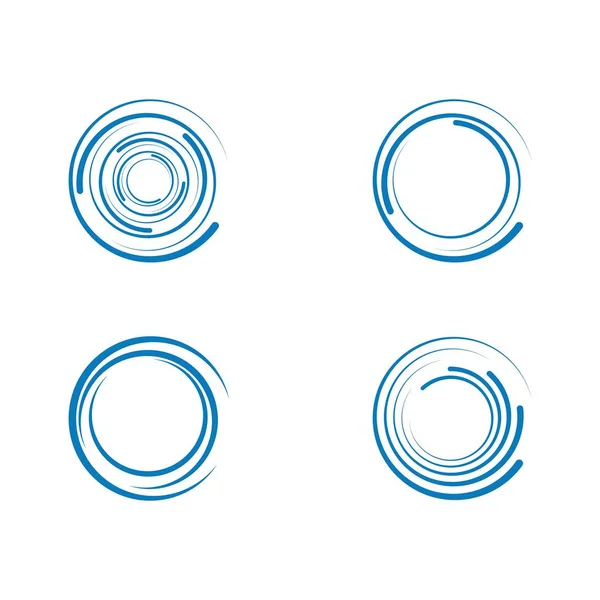 Wektor szablonu ikony spirali — Wektor stockowy