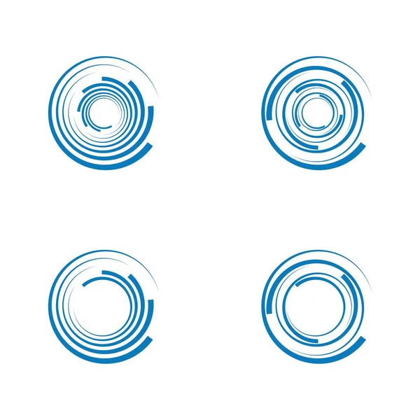 Icono espiral Plantilla vector — Archivo Imágenes Vectoriales