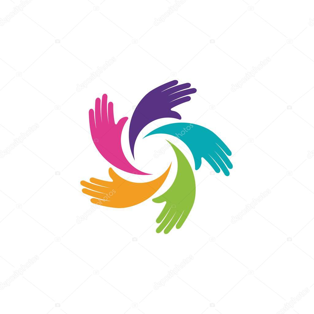 Hand Care icon Template vector