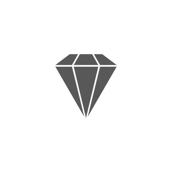 Diamond Logo Modello Icona Vettoriale Illustrazione Design — Vettoriale Stock