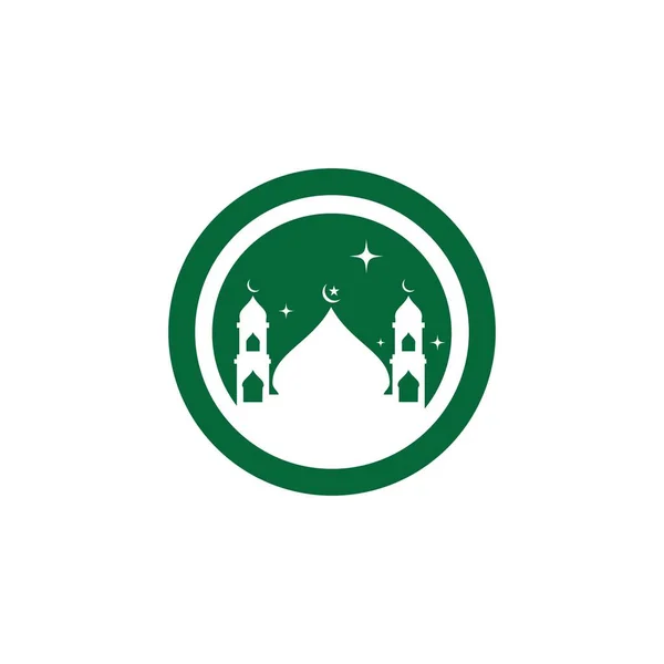 Mesquita Vetor Ícone Mesquita Ilustração Modelo Design — Vetor de Stock
