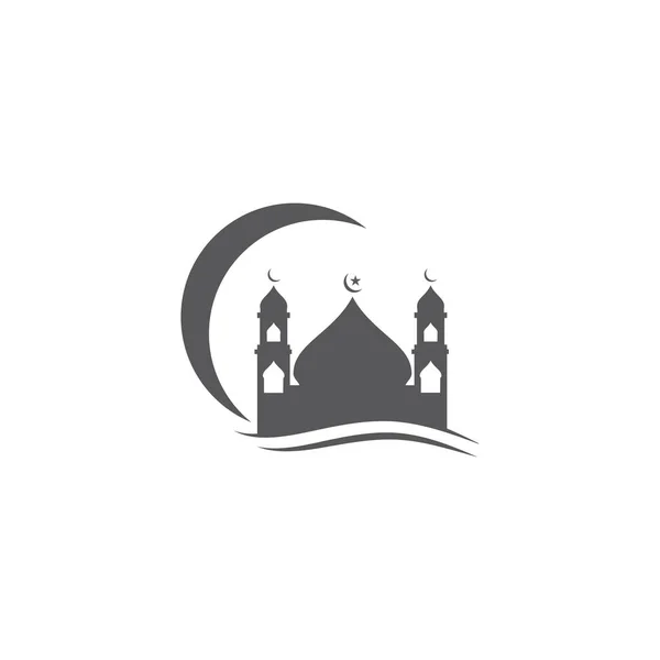 Mesquita Vetor Ícone Mesquita Ilustração Modelo Design — Vetor de Stock