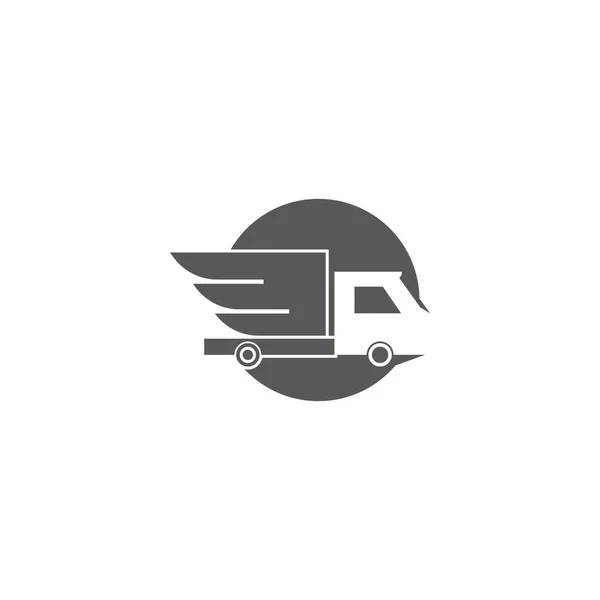Delifery Icon Vector Illustration Design Logo Template — Stock Vector