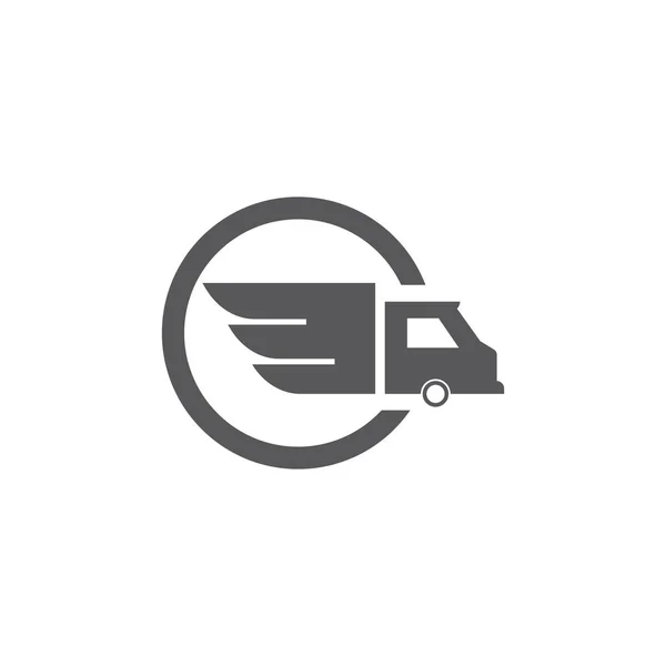 Dostarcz Ikonę Wektorową Projekt Ilustracji Szablon Logo — Wektor stockowy