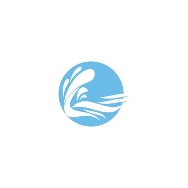 su dalgası vektör çizim şablonu