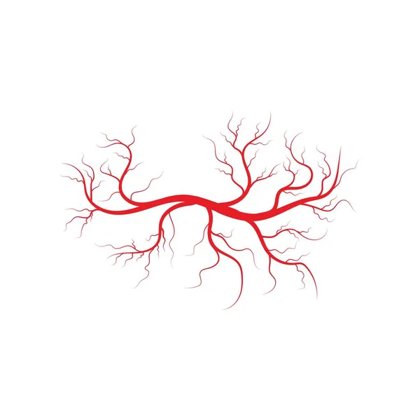 Icona Delle Arterie Disegno Dell Illustrazione Vettoriale Modello Logo — Vettoriale Stock