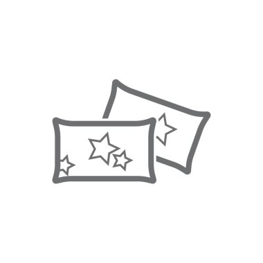 Yastık Vektörü İllüstrasyon Tasarımı Logo şablonu