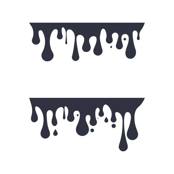 Ink Drop Vector Icon Design Illustration Template — Stock Vector