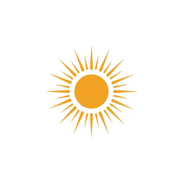 Sun Vector Illustration Icon Logo Vorlage Design — Stockvektor