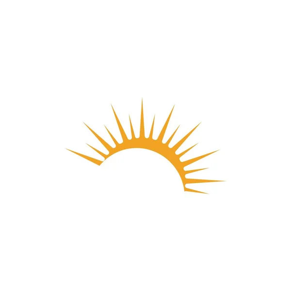 Sun Vector Illustration Icon Logo Vorlage Design — Stockvektor