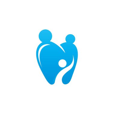 Diş logosu Şablon vektör çizim simgesi tasarımı