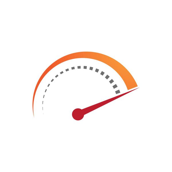 Конструкция векторной иллюстрации спидометра