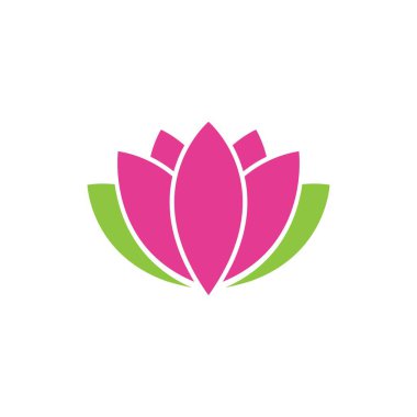 güzellik lotus çiçeği vektör tasarım şablonu