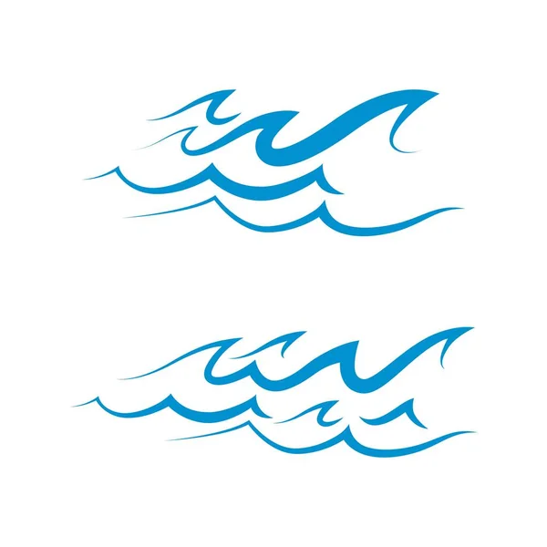 Dalgası Simgesi Vektör Çizim Logosu — Stok Vektör