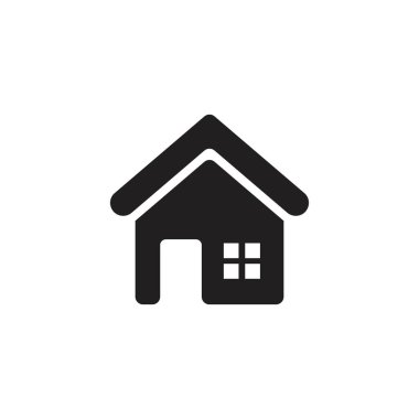 Ev Vektörü simgesi tasarım şablonu