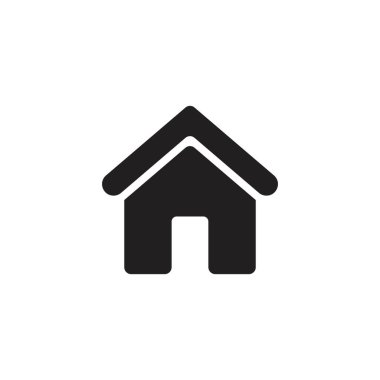 Ev Vektörü simgesi tasarım şablonu