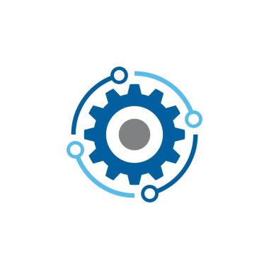 Gear Şablonu vektör resimleme tasarımı
