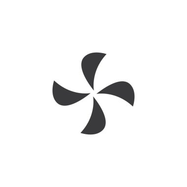 Fan vektör resimleme şablonu tasarımı