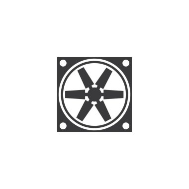 Fan vektör resimleme şablonu tasarımı