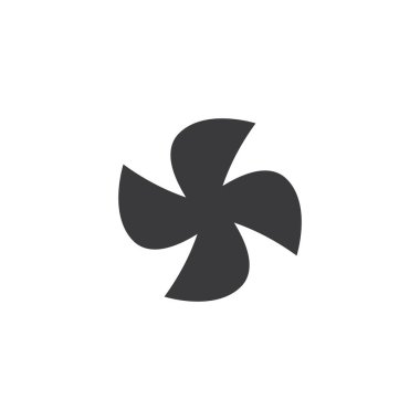 Fan vektör resimleme şablonu tasarımı