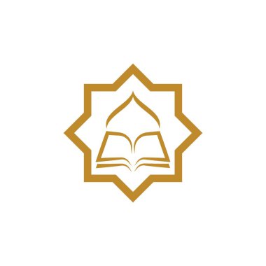 Müslüman ikon vektör illüstrasyon tasarım şablonu