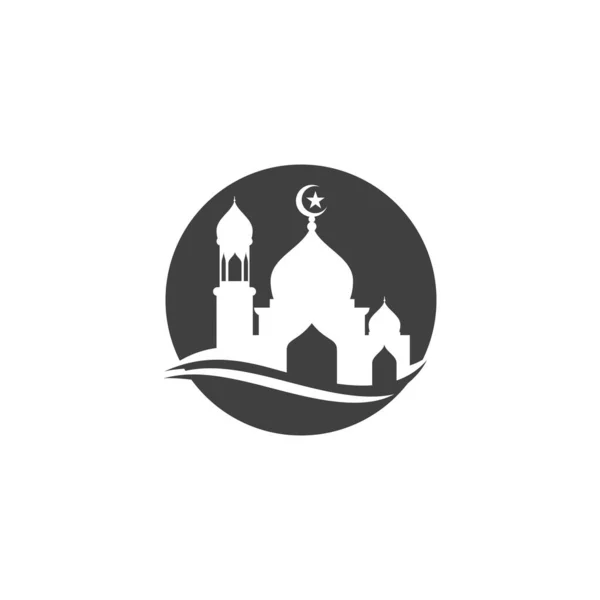 Moslem Icon Vektor Illustration Design Vorlage — Stockvektor