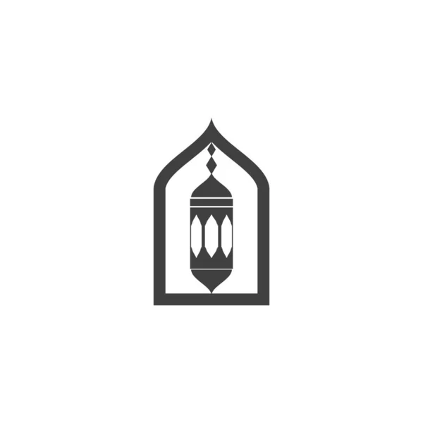Mosque Vector Icon Illustration Design Template — Stock Vector