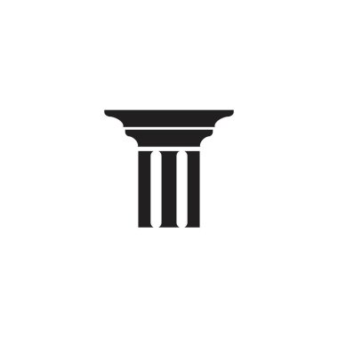 Sütun simgesi vektör illüstrasyon tasarımı