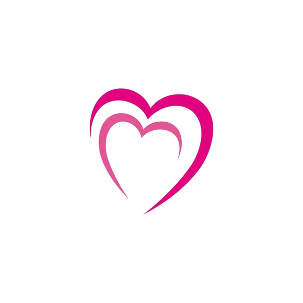 Beauty Love Vector Ikona Ilustrace Design Šablona — Stockový vektor