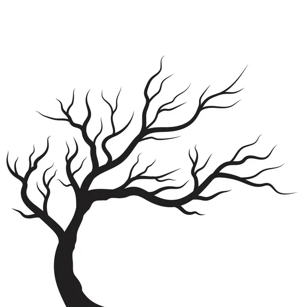 Árvore Ramo Vetor Ilustração Modelo Design — Vetor de Stock