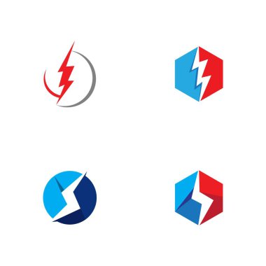 Güç simgesi Vektör İllüstrasyon tasarım şablonu