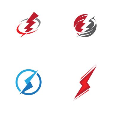 Güç simgesi Vektör İllüstrasyon tasarım şablonu