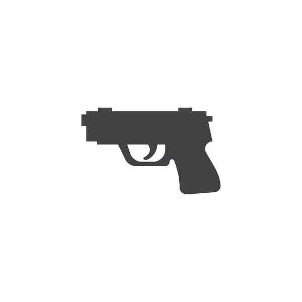 Waffe Illustration Vorlage Vektor Icon Design — Stockvektor