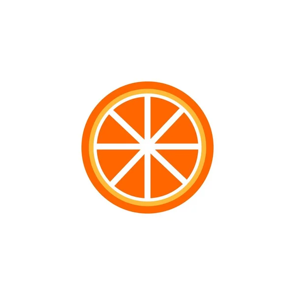 Orange Design Vektor Ikone Illustration Design — Stockvektor