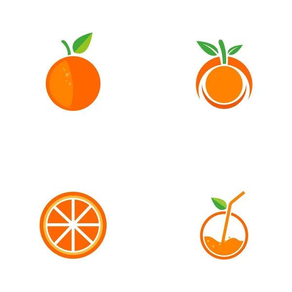 橙色设计矢量图标图解设计 — 图库矢量图片
