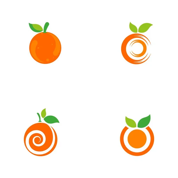 Diseño Naranja Icono Vectorial Diseño Ilustración — Archivo Imágenes Vectoriales